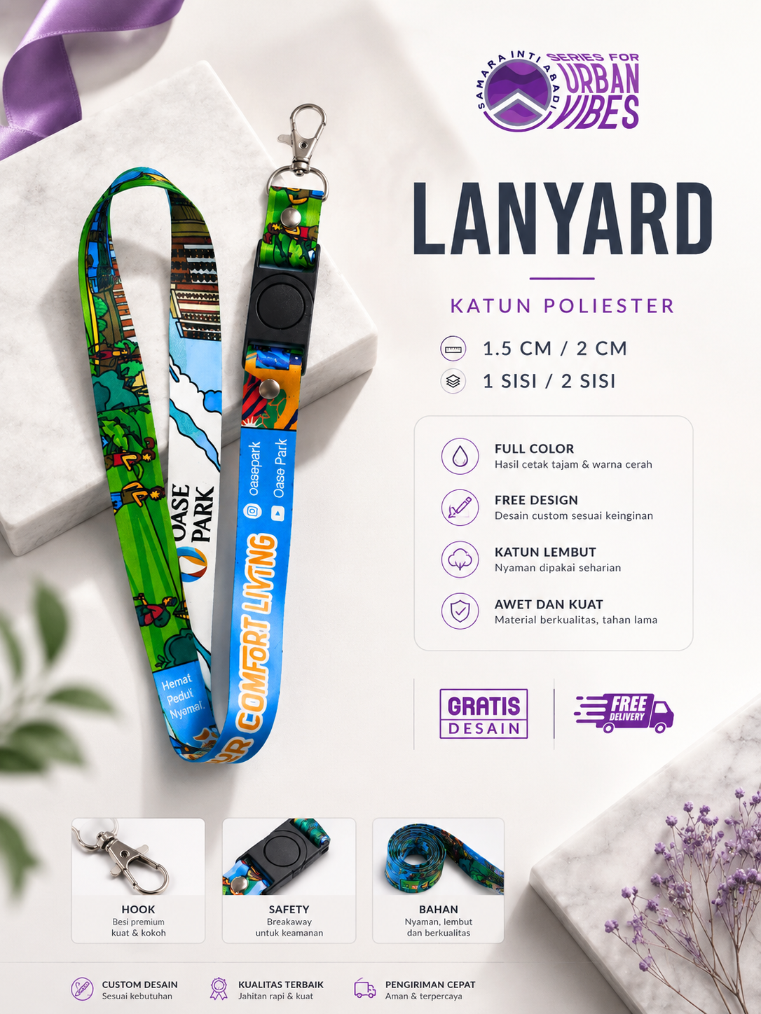 lanyard custom samara